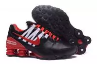 hommes nike shox avenue prm se 803-802 black rouge